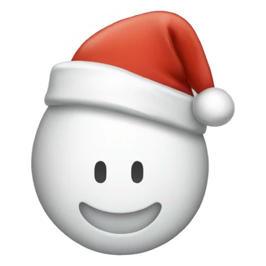 igloo xmas santa hat sticker