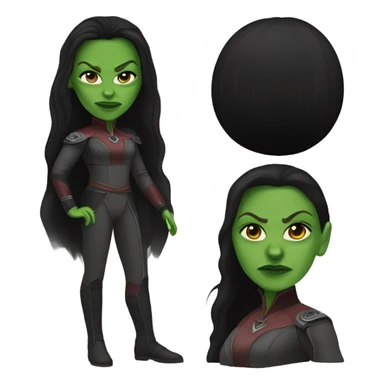 gamora klingon B'Elanna Torres sticker