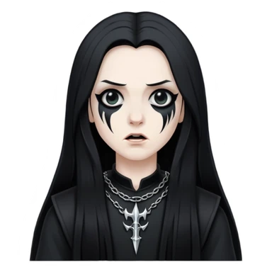 Black metal vocalist  sticker