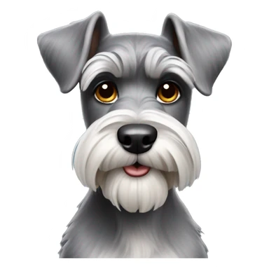 Schnauzer dog sticker