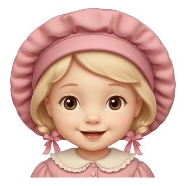 create a baby girl emoji from the 60. sticker