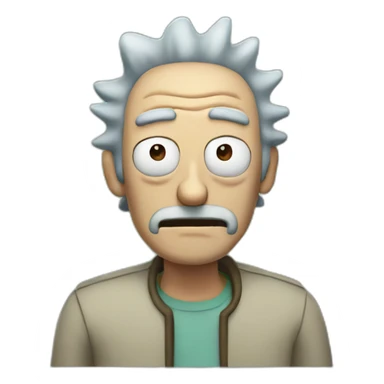 rick from Rick and morty sticker