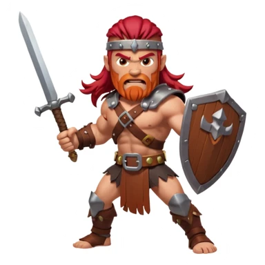 CREA UN BARBARO DE CLASH OF CLANS sticker
