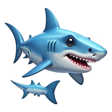 Cinematic Comical Hammerhead Shark Portrait Emoji, Head tilted dramatically with an exaggeratedly shocked expression, featuring its iconic wide-set eyes on a distinct hammer-shaped head, a sleek body with comically expressive fins, and a quirky, animated demeanor, Simplified yet hilariously expressive features, highly detailed, glowing with a slightly sassy oceanic glow, high shine, dramatic yet playful, stylized with an air of cheeky marine mischief, soft glowing outline, capturing the essence of a meme-worthy hammerhead that looks ready to side-eye its way into viral fame! sticker