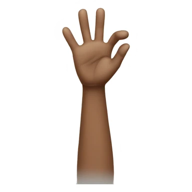 Old man raising hand sticker