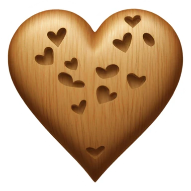 Wooden heart from “it ends with us” sticker