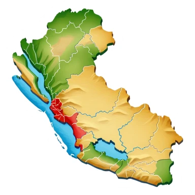 I want that you generate a correctly Peru map sticker