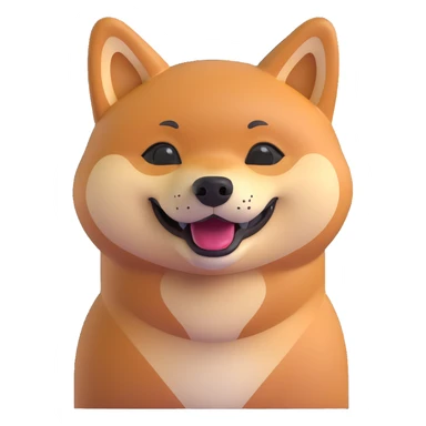 shiba inu happy sticker