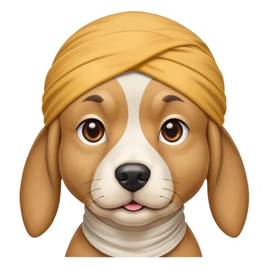 Dog with durag  sticker