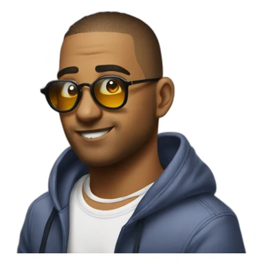 Bad bunny artist in a party sticker