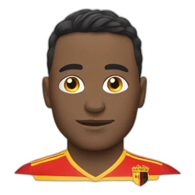 Joueur de foot belge sticker