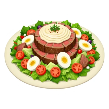 romanian christmas dish boeuf salad sticker