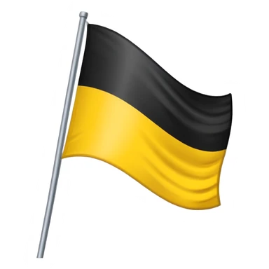 Create yellow line black line and yellow lined flag sticker
