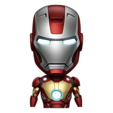 ironman with apple sticker