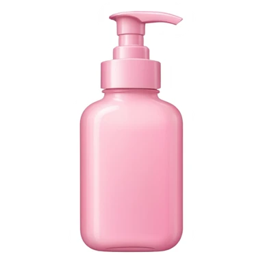 pink bottle skin care product sticker
