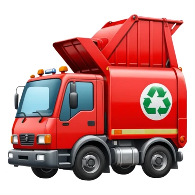 garbage truck italy sticker
