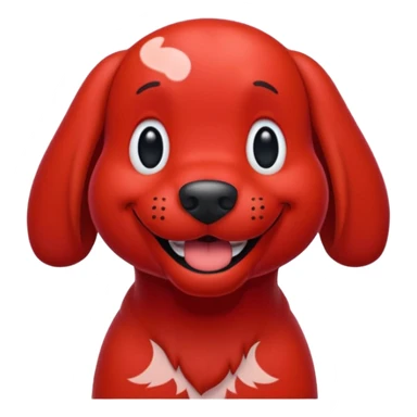 Clifford the big red dog sticker emoji sticker