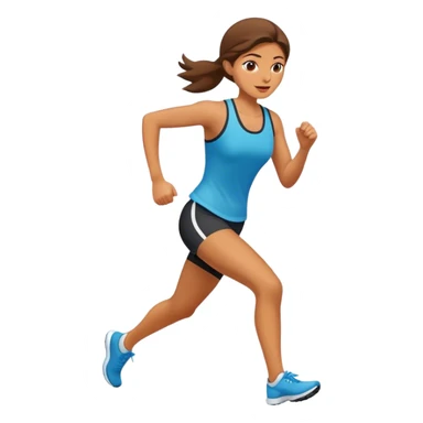 Femme qui court  sticker