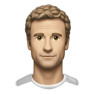 Macron en lacoste tn sticker