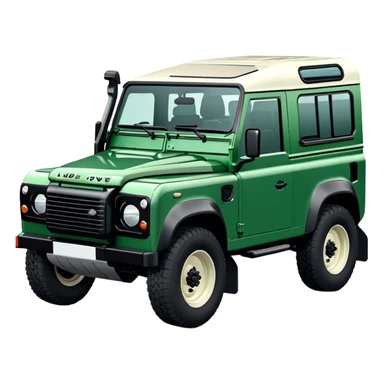 Land Rover Defender - Land Rover (Model Year: 2022) (Iconic colour: Green) sticker