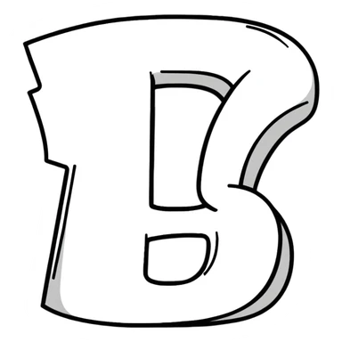 word UYI as a fun cartoon logo with character elements sticker