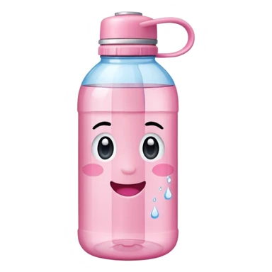 Cute water bottle sticker