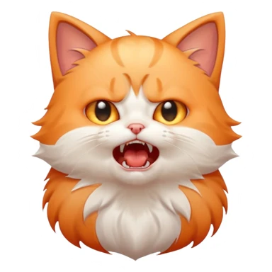 gay angry rage screaming loudly cryjng emoticon kawaii kitten sticker