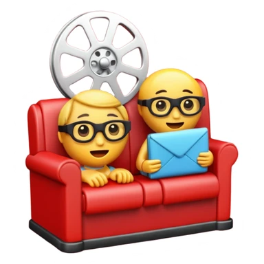 3d movie scene sticker