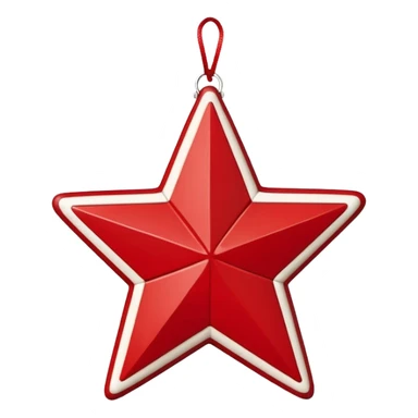 scandi style christmas ornament  sticker