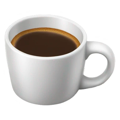 Spilled coffecup sticker