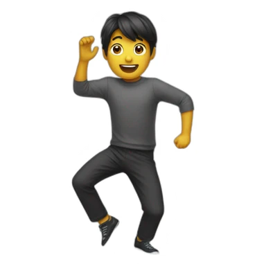 poubelle qui dance sticker