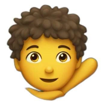 kid laying in hammock sticker