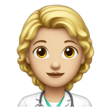 a young nurse sticker