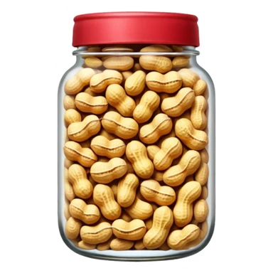 filled with peanuts sticker