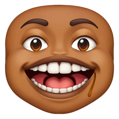 Emoji biting bottom lip in agony sticker