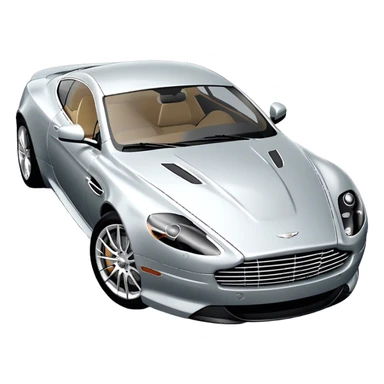 Aston Martin DB9 - Aston Martin (Model Year: 2016) (Iconic colour: Silver) sticker