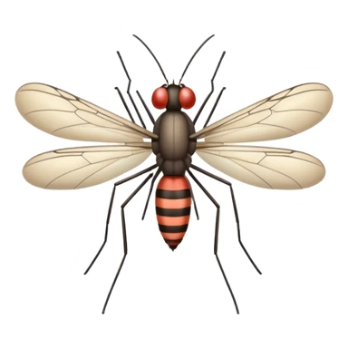 cute mosquito sticker