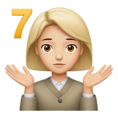 Putting the 🤷 with the sex on the left and seven on the right sticker