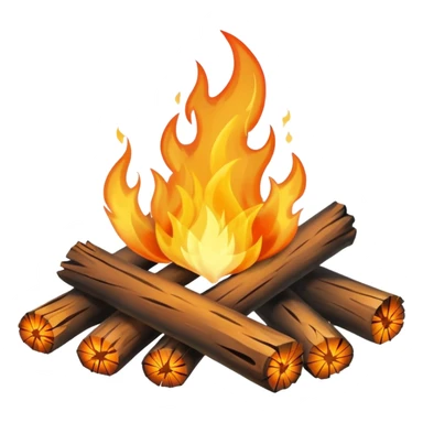 Campfire sticker