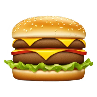 big mac burger from mc donald’s sticker