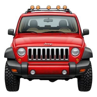 Jeep Cherokee red sticker