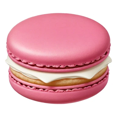 Pink macaroon sticker