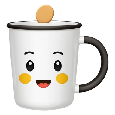 aesthetic takeaway mug sticker