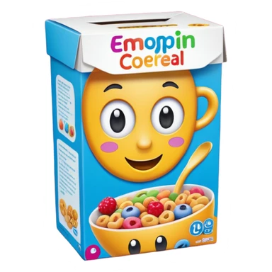 cereal box sticker