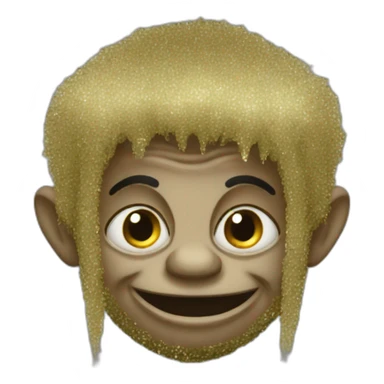 Paillettes troll sticker