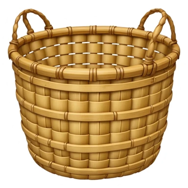 Bamboo basket sticker