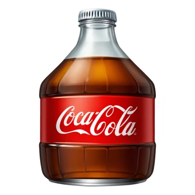 Una botella de coca cola sticker