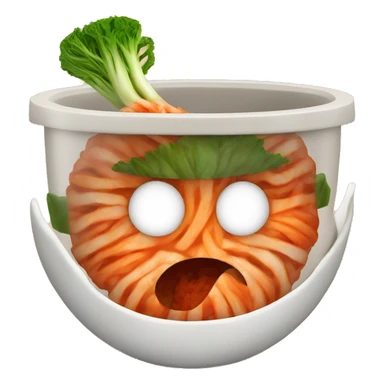 Kimchi in a Bowl  sticker