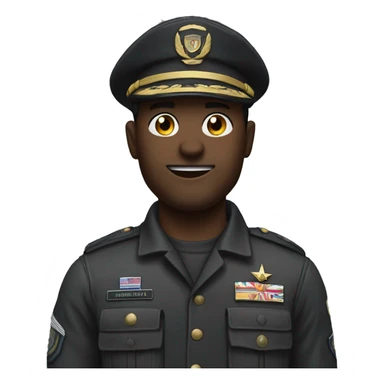Emoji for an release captain on call duty scheudler sticker