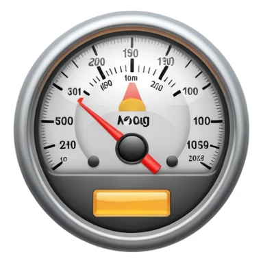 a meter gauge sticker